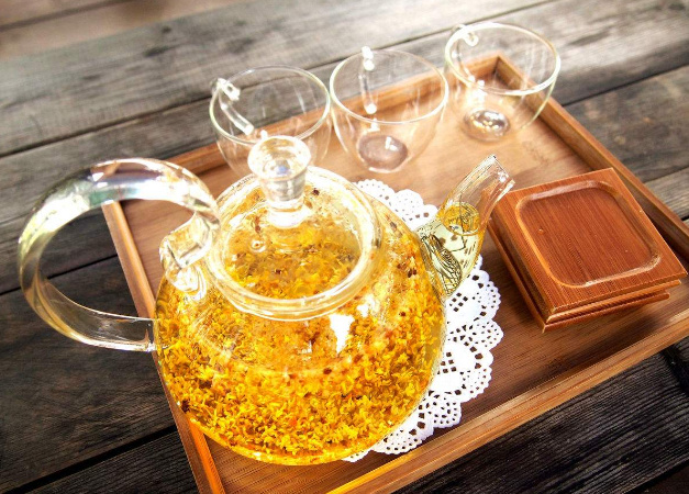 荷叶桂花茶的功效—它的注意事项?_茶类知识_茶学堂_花茶工场